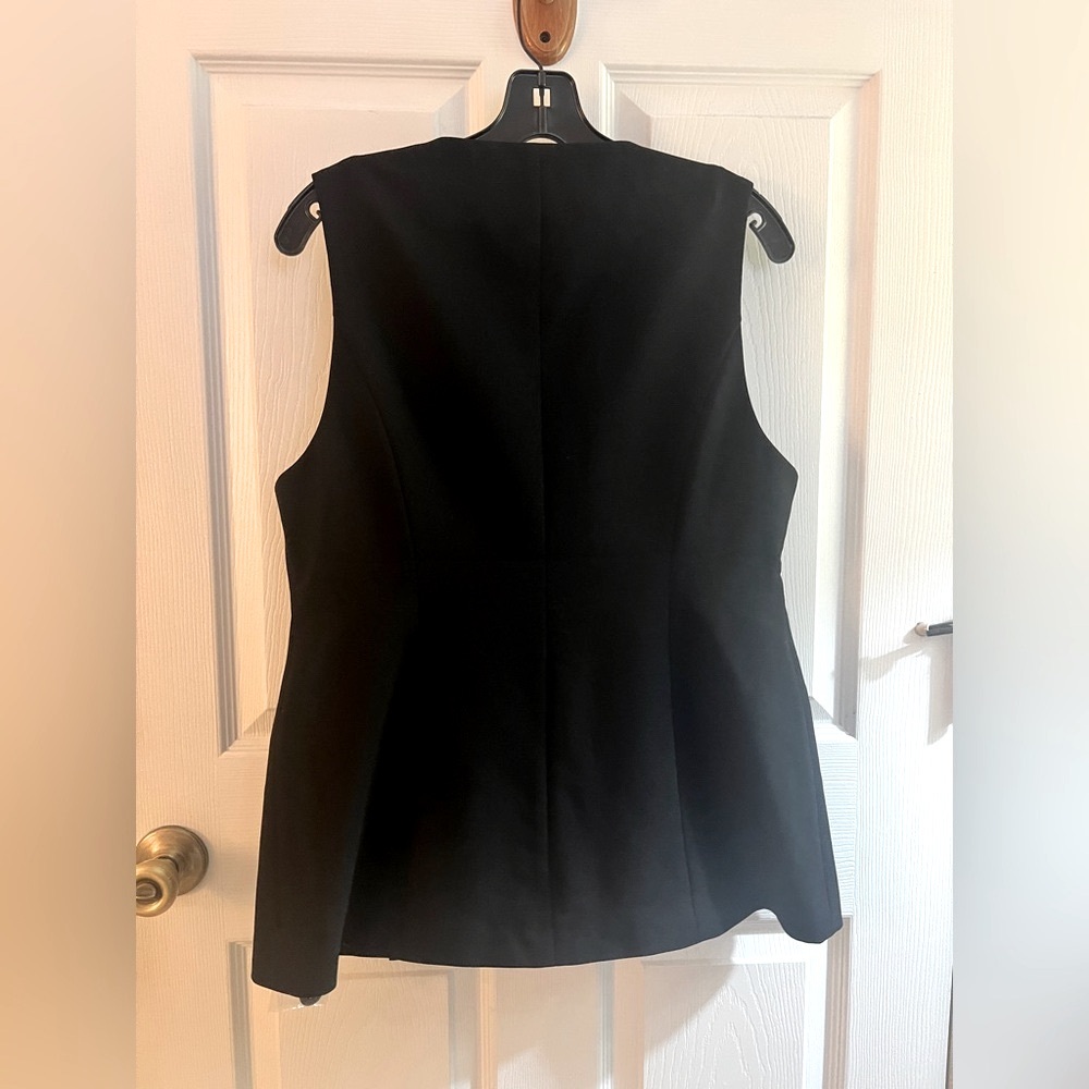 NWT Pistola Lila Black Button-Down Vest Top - Picture 15 of 15